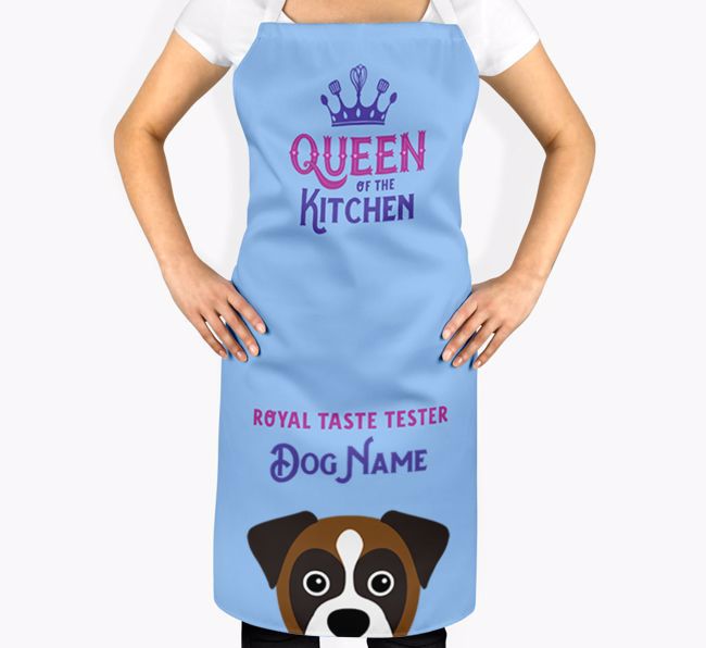 Queen of the Kitchen: Personalized {breedFullName} Apron